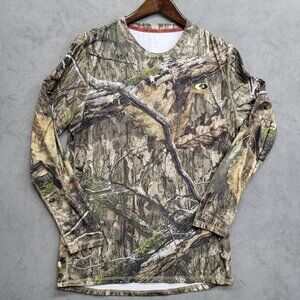 Mossy Oak Mens Long‎ Sleeve Scent Control Hunting Long Sleeve Shirt